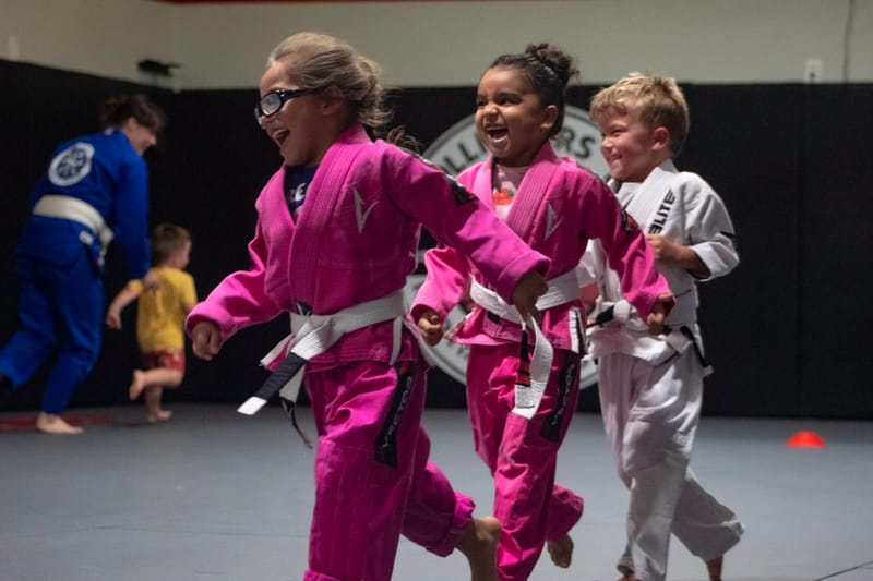 Kids training at Mollis Ars BJJ